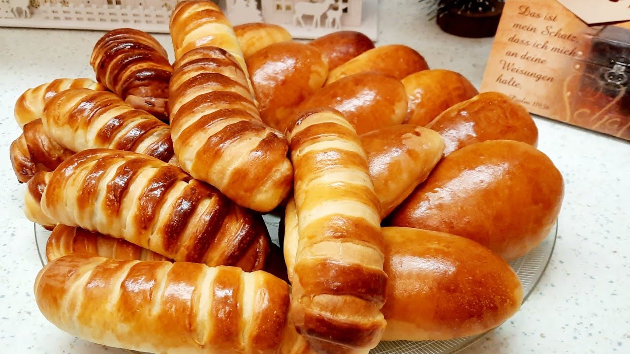 Fluffige Piroschki mit traumhaft leckerer Füllung Пирожки как пух с вкусной начинкой