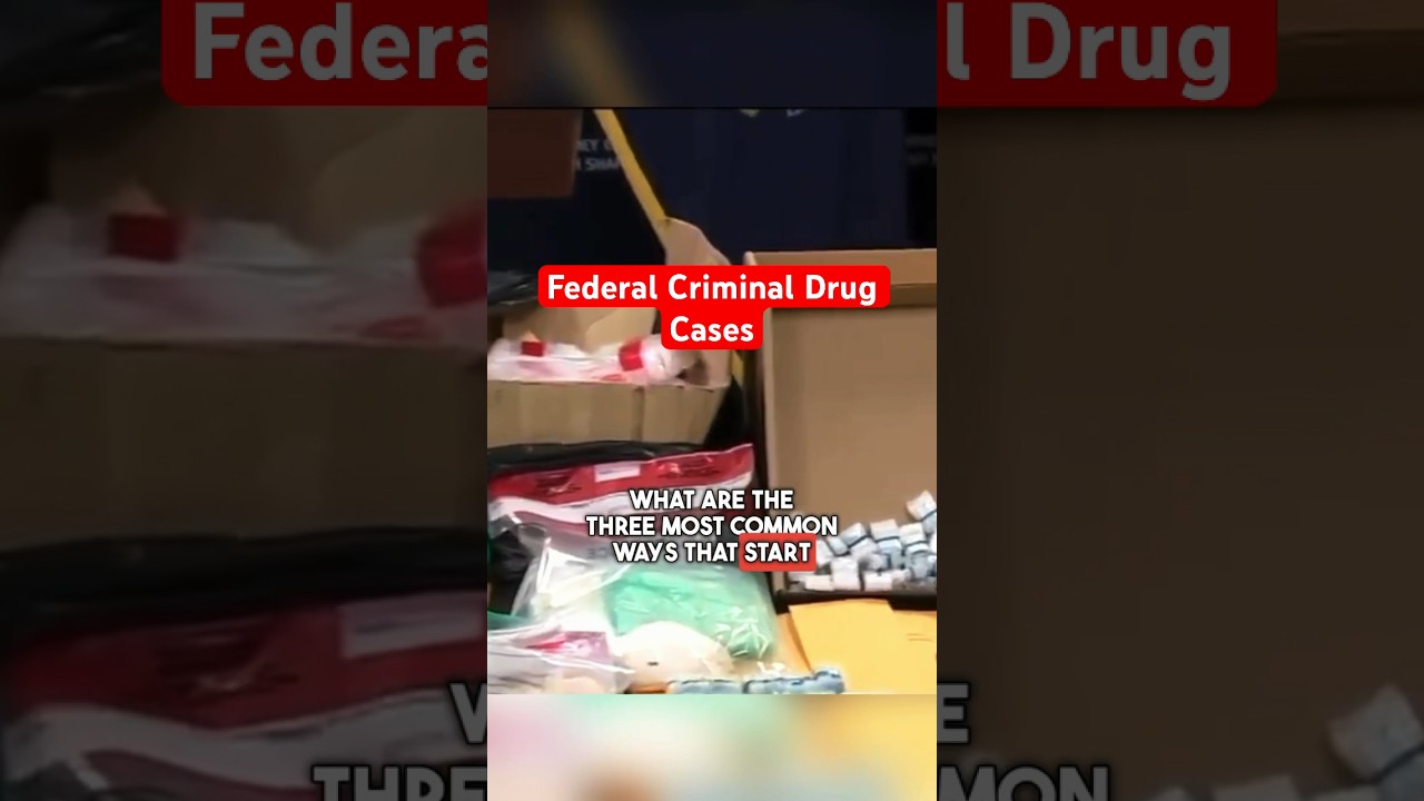 How do the feds start federal drug cases #criminal #crime #law #legal