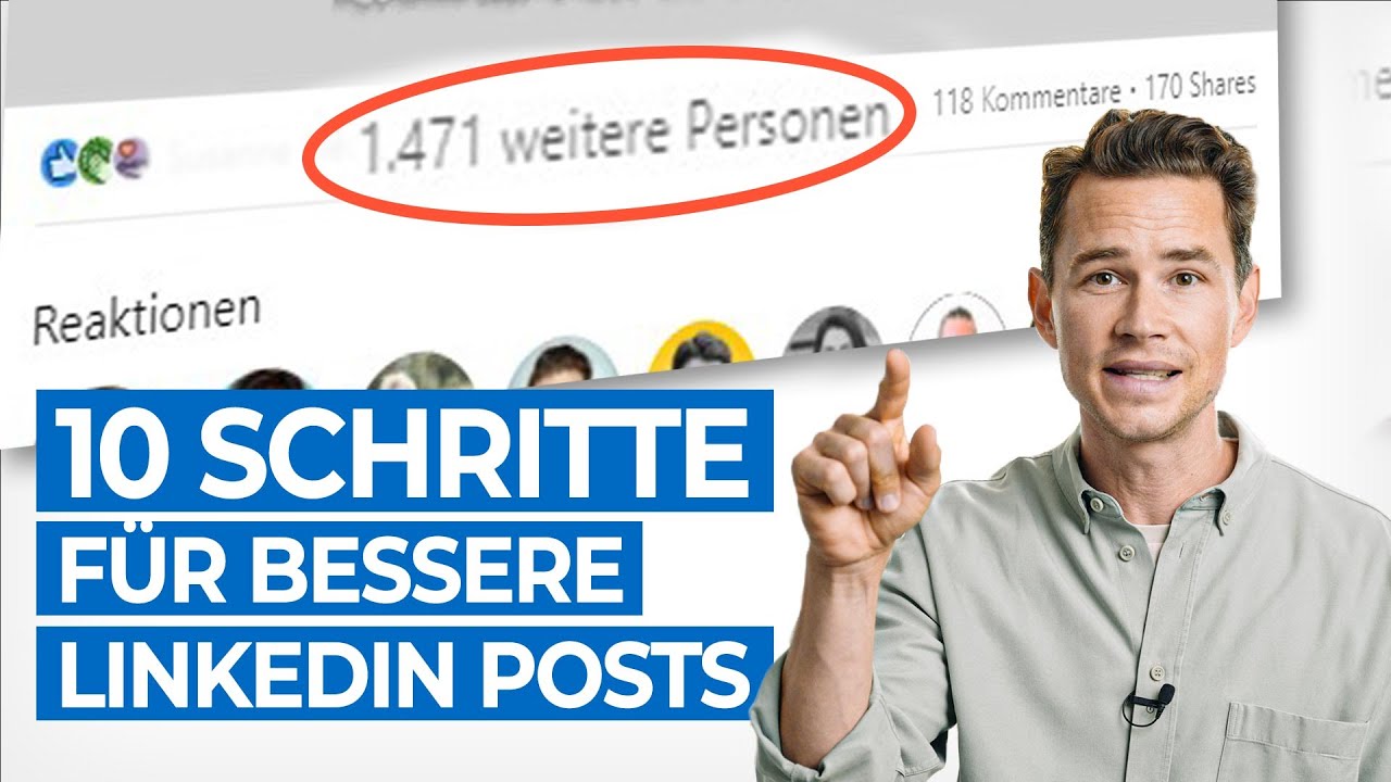 In 10 Schritten zum besseren LinkedIn Beitrag