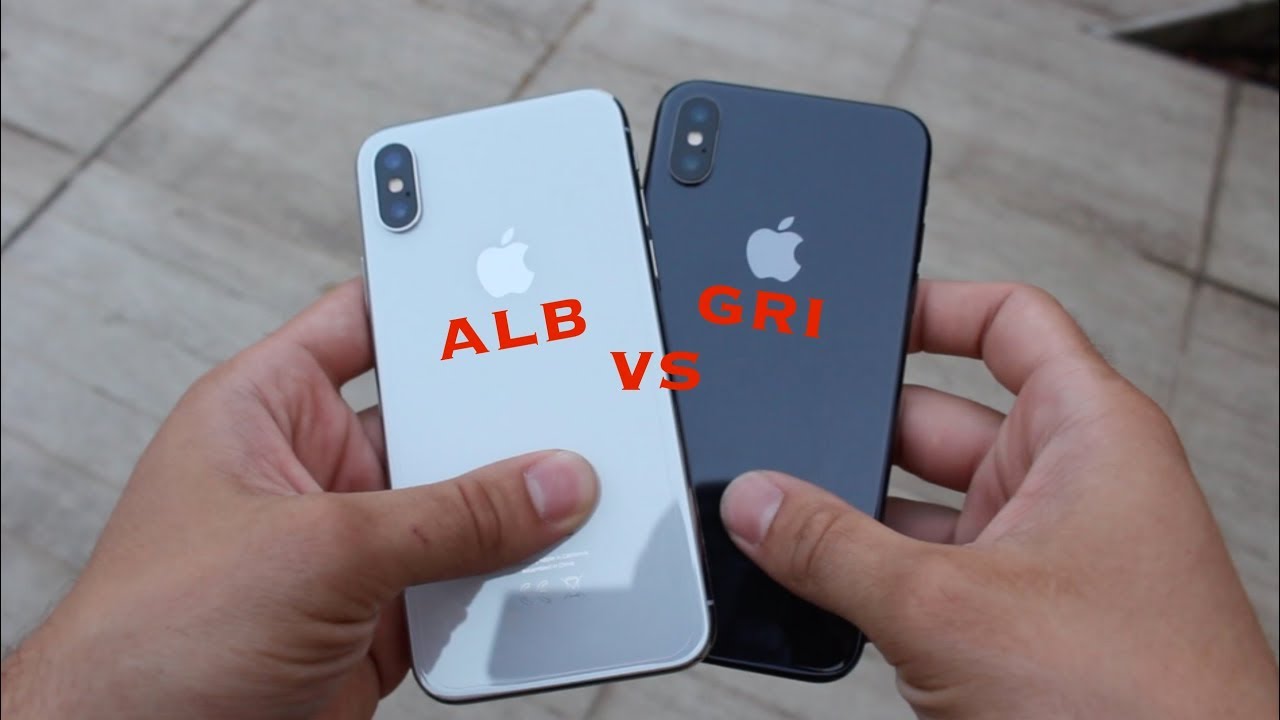 SIlver vs Space Gray iPhone X