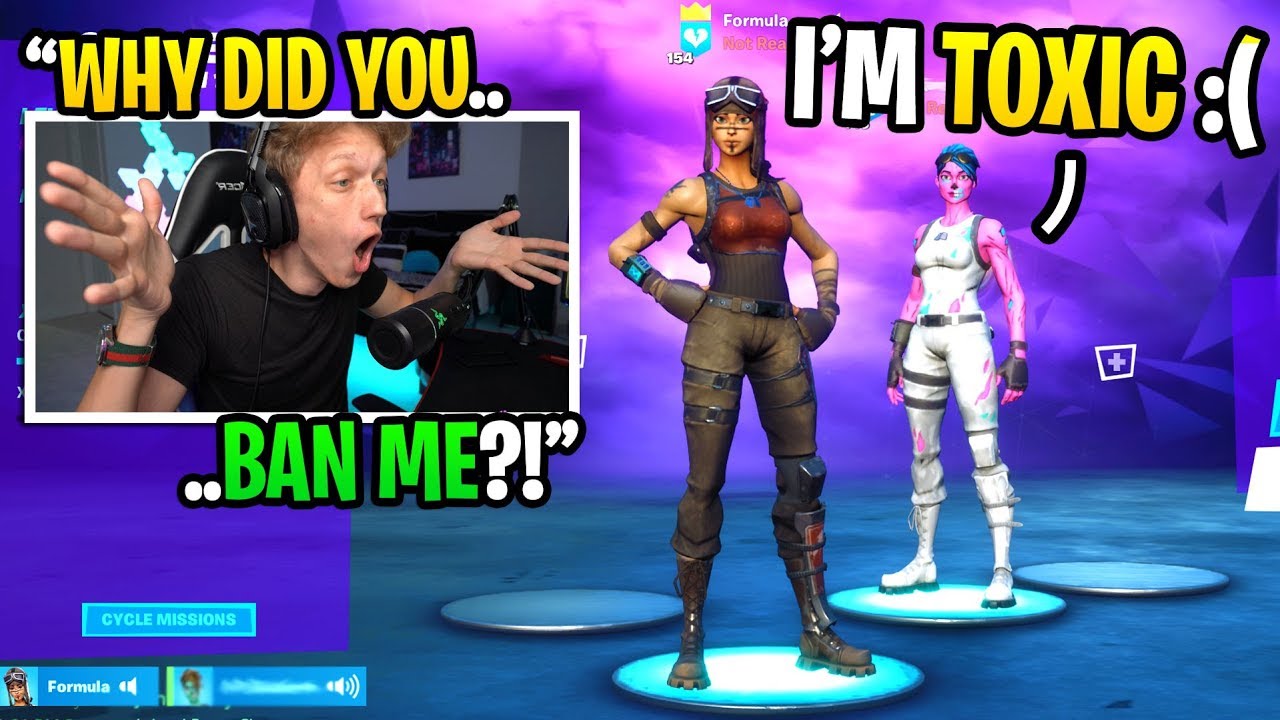 I killed the most TOXIC GHOUL TROOPER and he BANNED me from his stream... (I confronted him)
