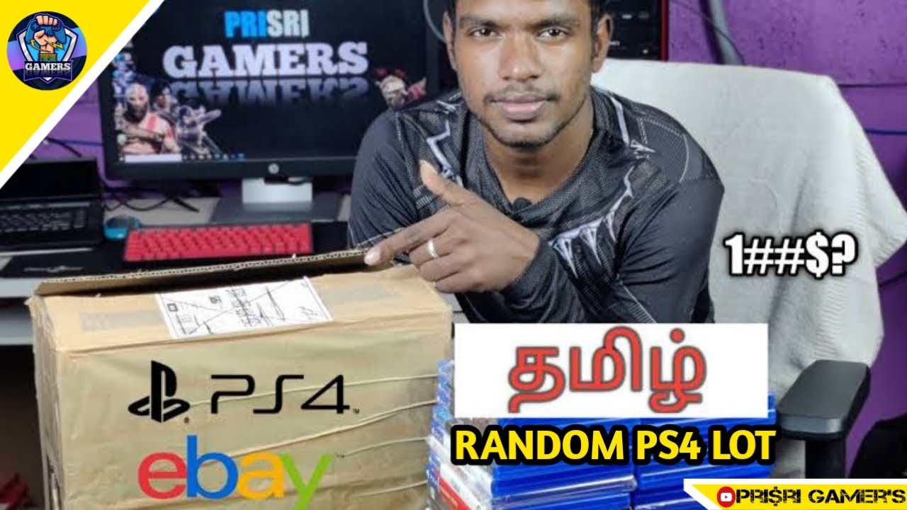 Unboxing 1? Random Ps4 Games form ebay in Tamil | is it worth? | PriSri Gamers