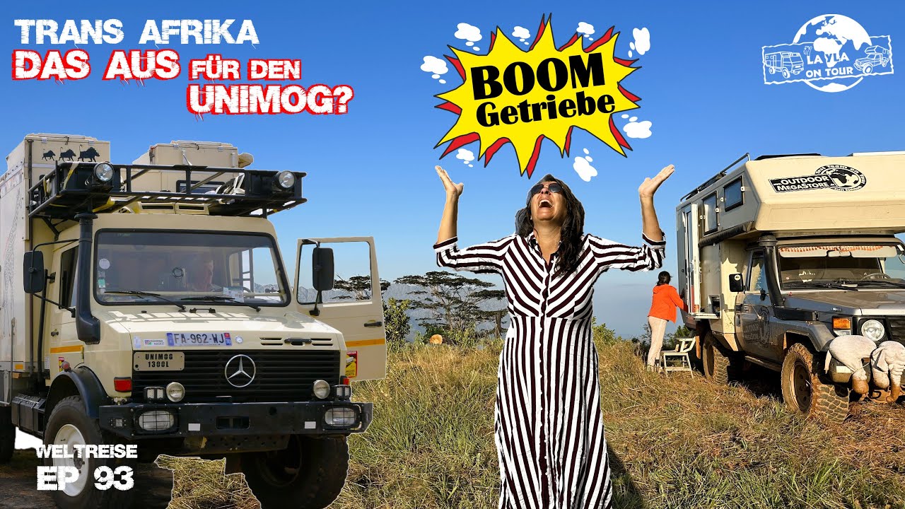 UNIMOG VORGELEGE SCHADEN IN AFRIKA - Weltreise mit Hindernissen! | Trans Africa Roadtrip EP 93