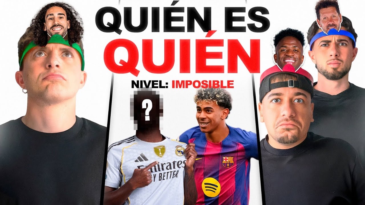 QUIEN ES QUIEN: EDICIÓN FÚTBOL con CASTIGO para el PERDEDOR