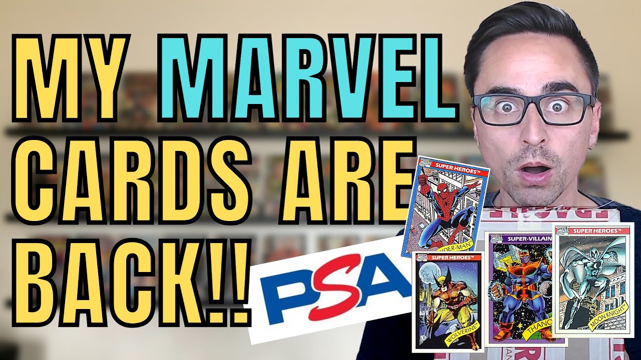 PSA Unboxing - MARVEL TRADING CARDS - Universe Series 1 & 2, What Grades Did I Get?!? Comic Cards