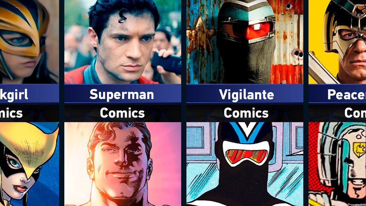 DCU Movie Characters vs Comic Characters