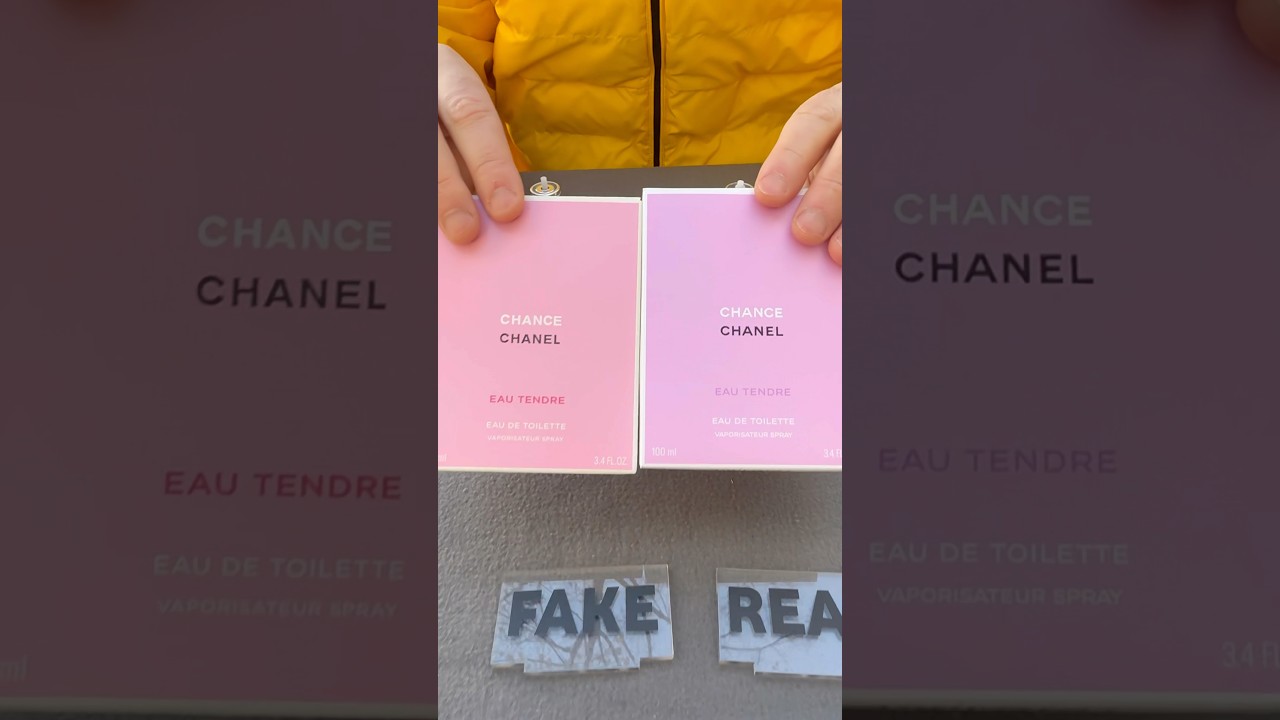 Fake vs Original Chanel Chance Perfume