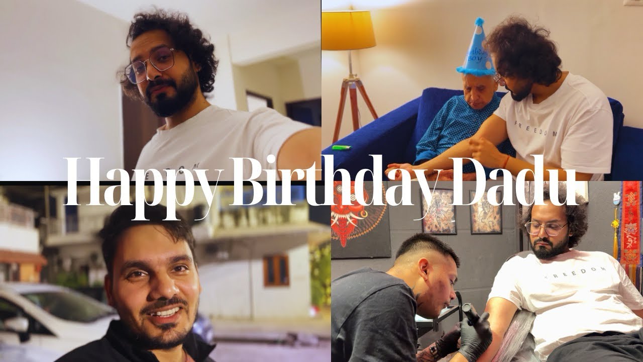 DADU’S NAME REVEALED ON HIS 9xth BIRTHDAY 🎁♥️ / #hersheyyvlogs