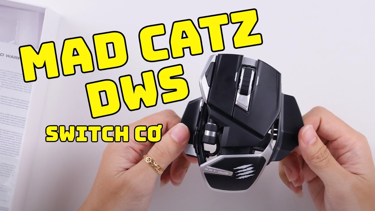 MADCATZ R.A.T DWS - Chuột đỉnh cao trong thế giới Gaming, switch CƠ cực xịn?