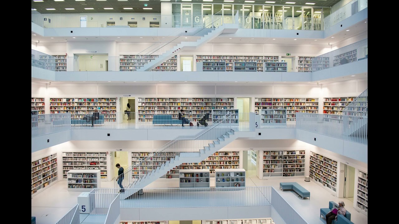 Big, Beautiful Library | ASMR Ambience for Relaxation Reading Meditation Sleeping