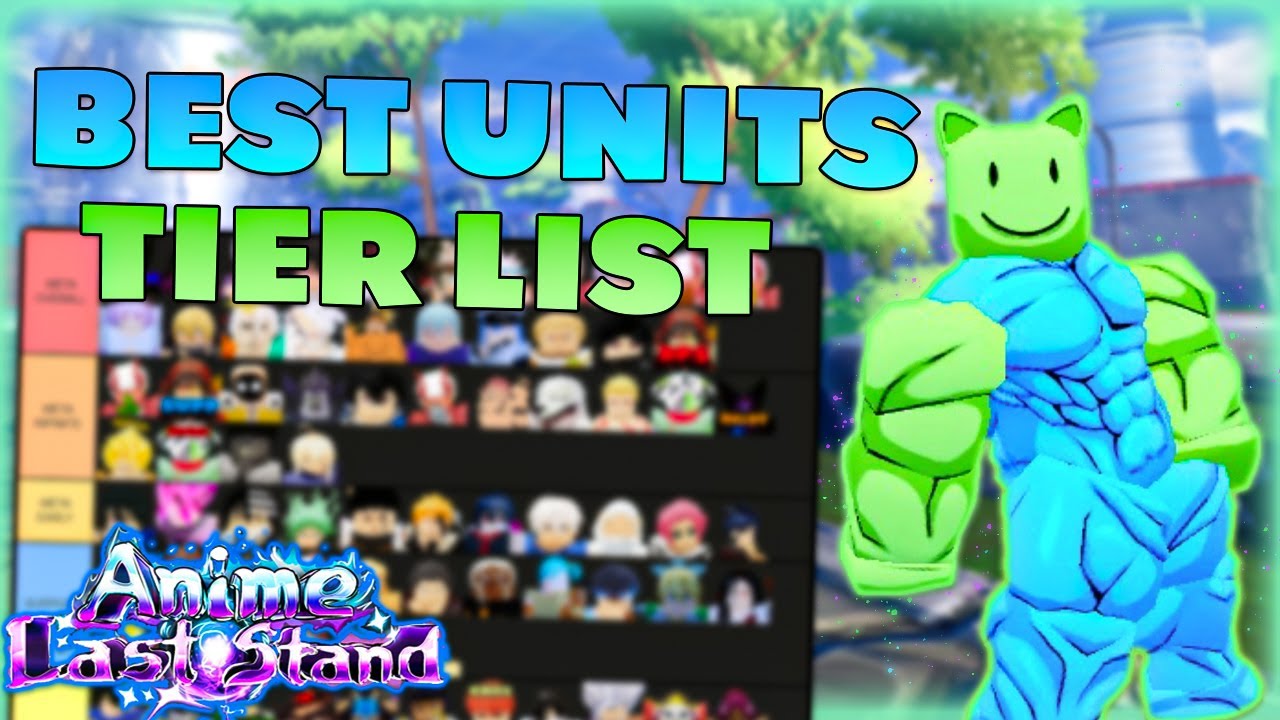 NEW *BEST* Units Tier List in Anime Last Stand... (BALANCING QOL UPD 82)