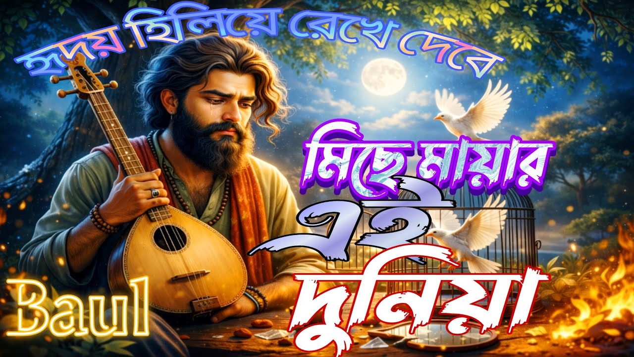 মিছে মায়ার এই দুনিয়ায় | নতুন বাউল দর্শন গান ২০২৬ | হৃদয় ছোঁয়া বাংলা ফোক গান