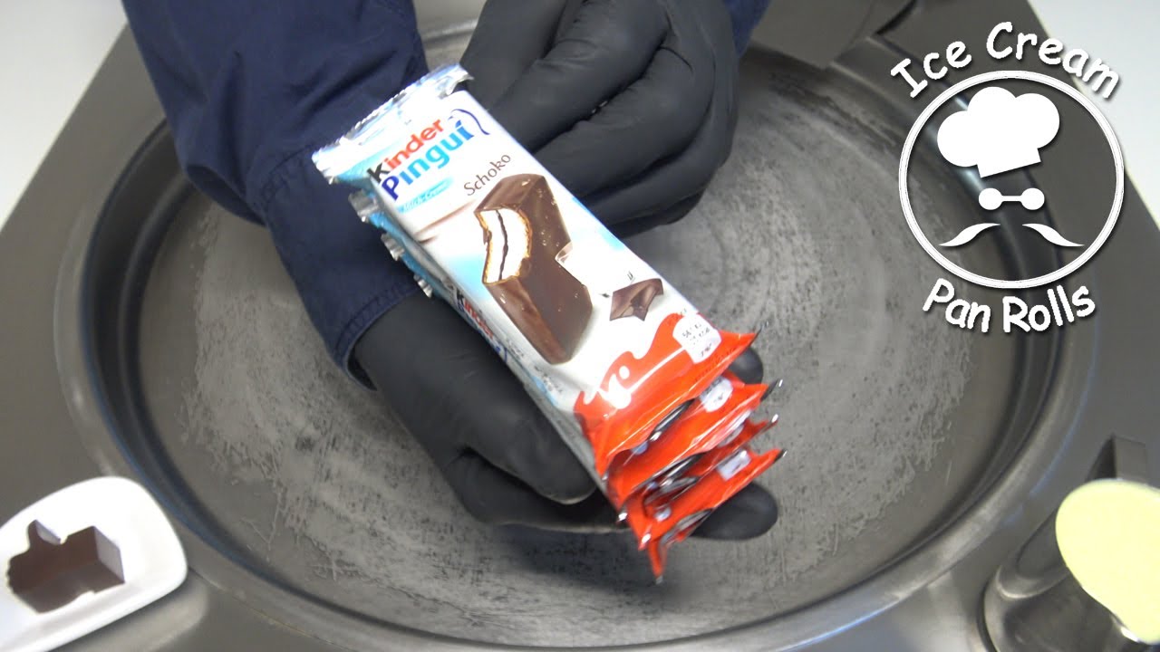 Kinder Pingui Milk Snack Ice Cream Rolls | Food ASMR | Food Art | oddly satisfying street food