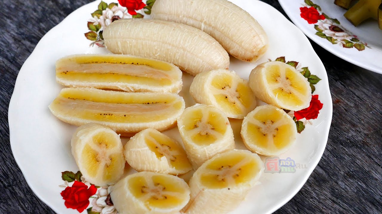 ประหยัดแก๊ส วิธีต้มกล้วย อร่อยหนึบหนับ ไม่ฝาดสีสวยทั้งลูก เค้าทำกันแบบนี้ รับรองใครกินก็ติดใจ