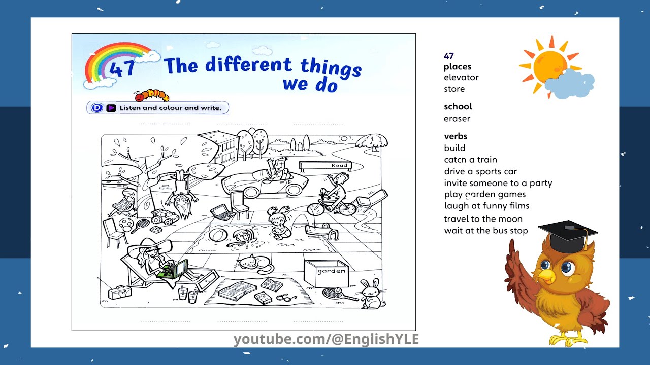 Fun for Movers 4th Edition | The different things we do | 47D - Page 99