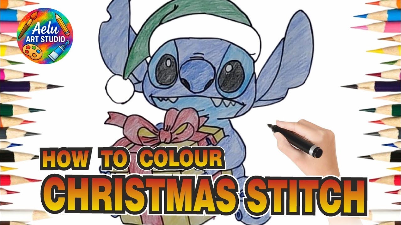 How to Colour Christmas Stitch | Easy Step-by-Step for All Ages