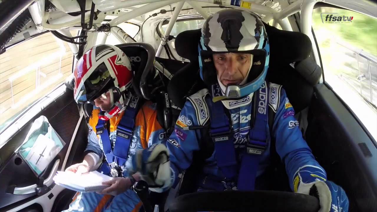 Caméra embarquée David Salanon : Rallye Antibes Côte-d'Azur 2016
