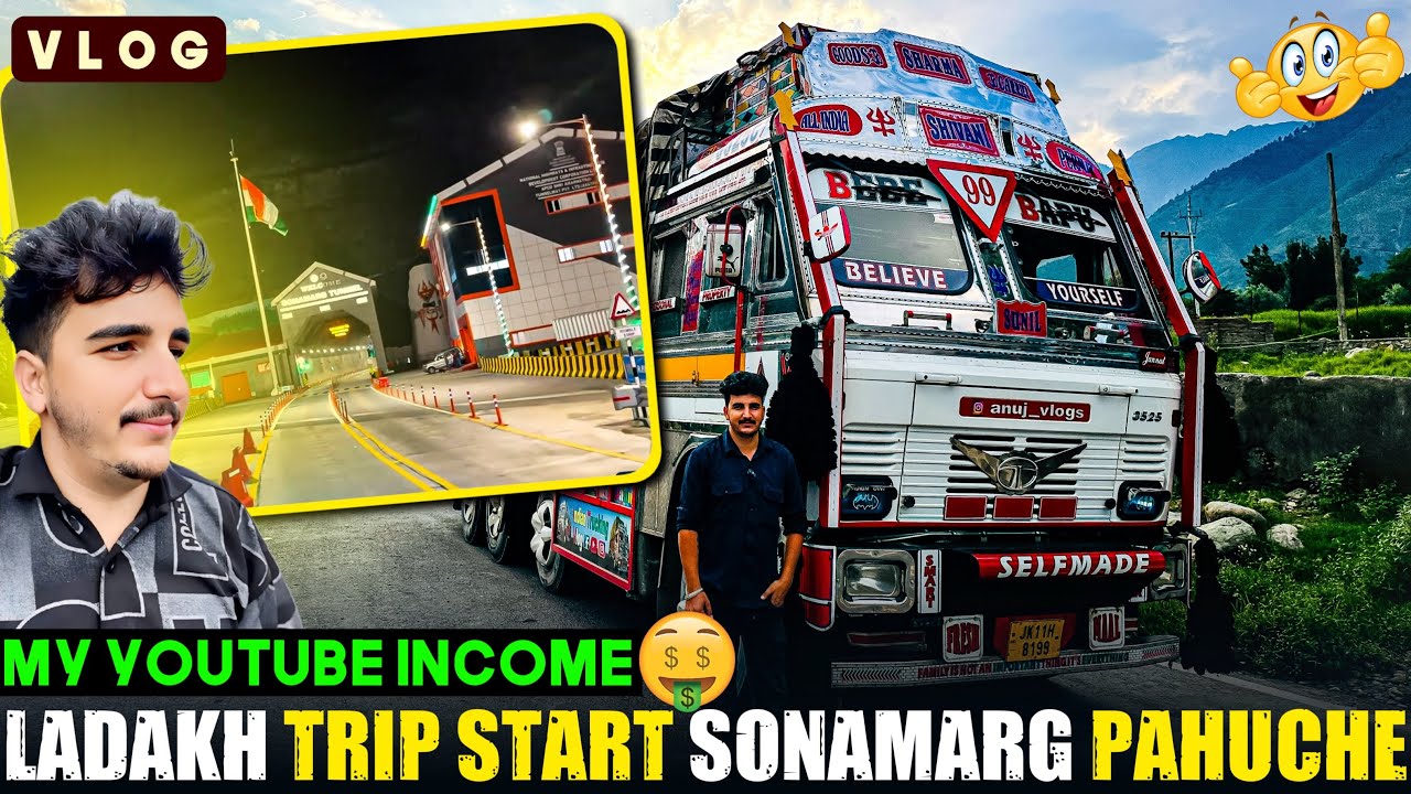 Main YouTube se kitne paise kamata hun || Srinagar se bhi gadi load ho gai 