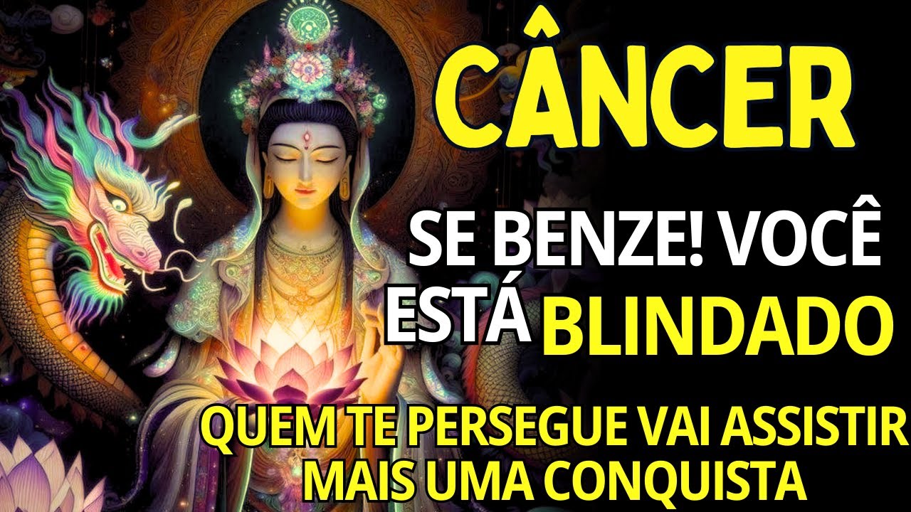 CÂNCER ♋ SE BENZE!😱 UMA PESSOA QUE TE PERSEGUE VAI ASSISTIR E APLAUDIR SUA NOVA CONQUISTA! 2 ALERTAS