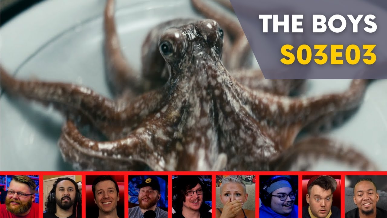 Reactors Reaction to THE DEEP and TIMOTHY | The Boys S03E03 