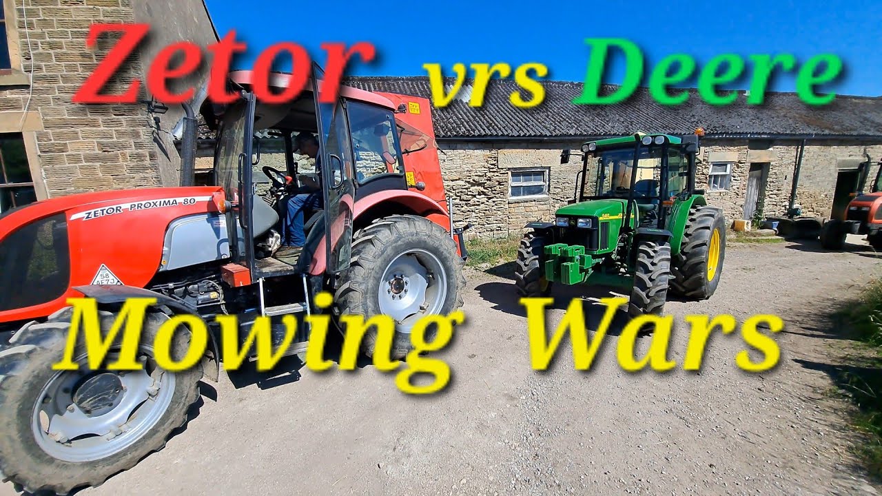 Zetor VS Deere & Leyland . Vicon VS Krone & Khun Mowers!