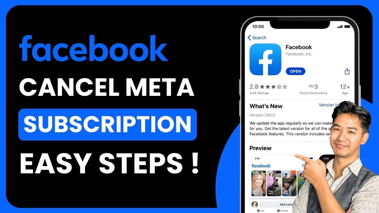 How to Cancel Facebook Meta Subscription !