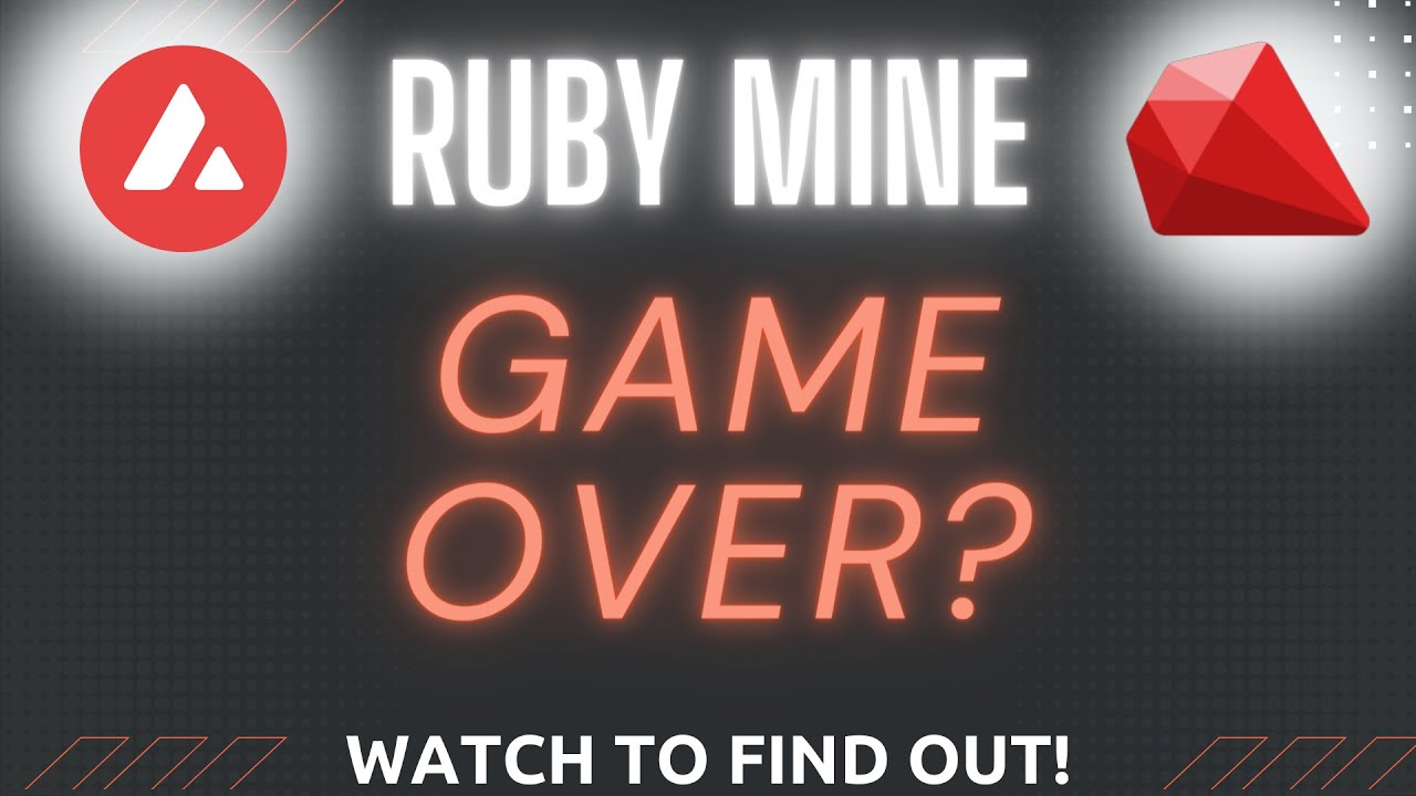 RUBY AVAX MINER | IT'S GOING DOWN!!! 👀