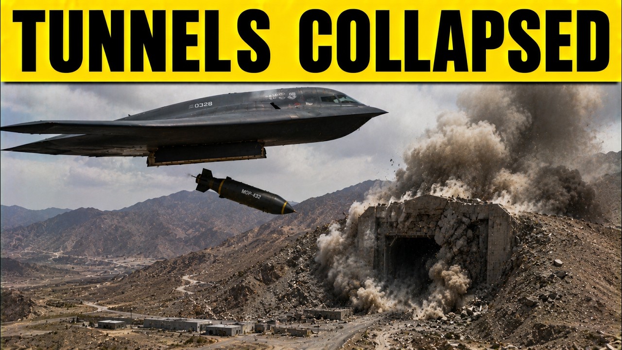 Iran hid its weapons underground for decades&hellip; but the U.S. just COLLAPSED their tunnels