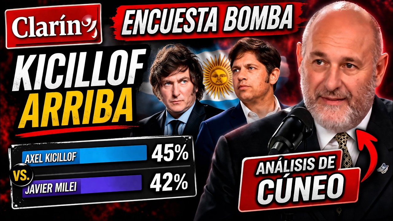 🚨💣CLAR&Iacute;N YA DA A KICILLOF COMO PRESIDENTE - SANTIAGO C&Uacute;NEO #cuneo #milei #kicillof #argentina