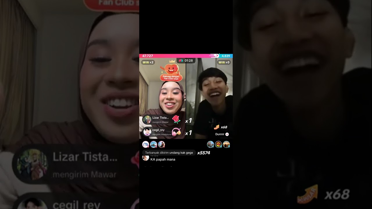KESERUAN LIVE MILA & BANG DURR BIKIN KETAWA TERUS !! #milada7 