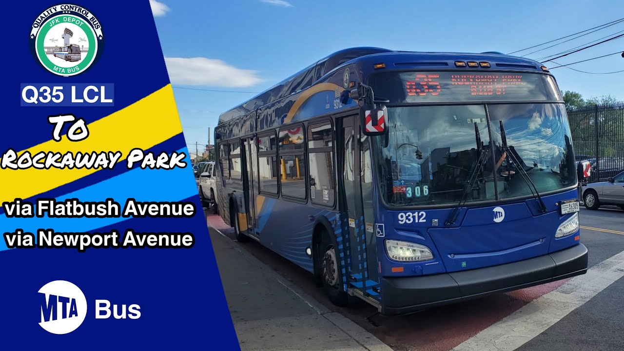 MTABC || Rockaway Park Bound 2024 XD40 Xcelsior Diesel #9312 Q35 Bus Full Ride from Brooklyn College
