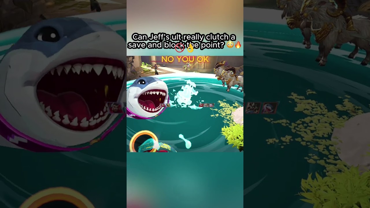 How to use Jeff&rsquo;s ult to save AND stop point #marvelrivals