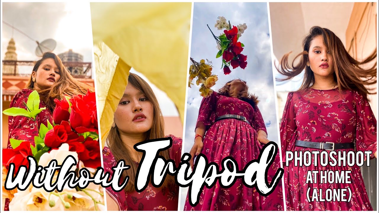 How I take Instagram pictures by myself | Without Tripod| Photoshoot at home, Picture ideas(Pt#4)-PC