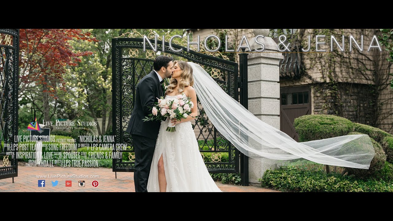 Nicholas and Jenna Wedding Highlight at The Ashford Estate, NJ