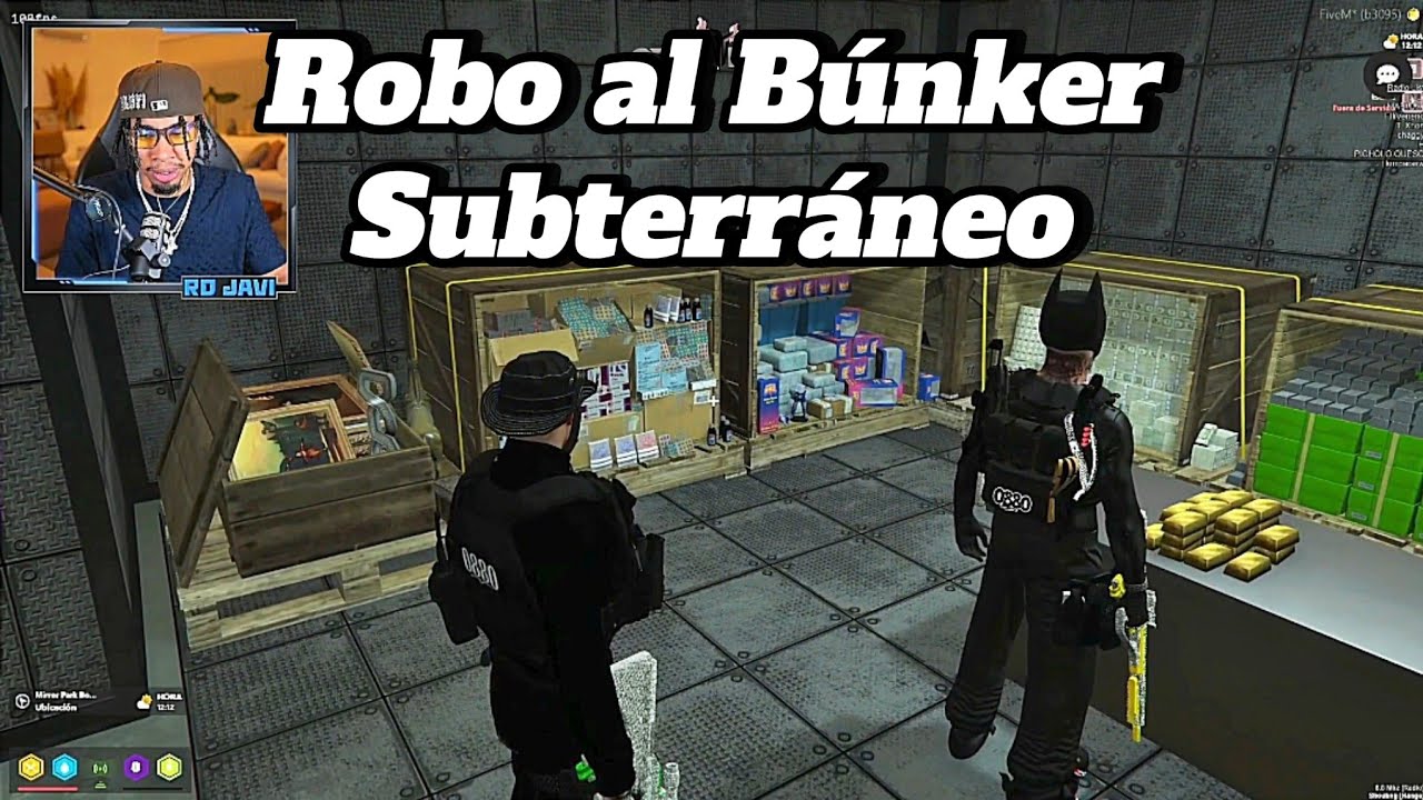 RDjavi: Robo Al B&uacute;nker Subterr&aacute;neo Acaba En Caos Con La Polic&iacute;a | GTA RP