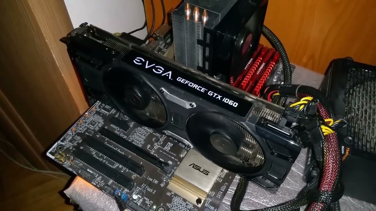 EVGA Nvidia GTX 1060 6GB ACX 3.0 GAMING - MSI Kombustor Furmark 5200 Torture Test 15 mins @ max load