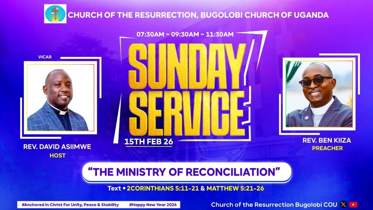 The Ministry of Reconciliation | 09:30am Service | Rev. Ben Kiiza | 15.02.2026