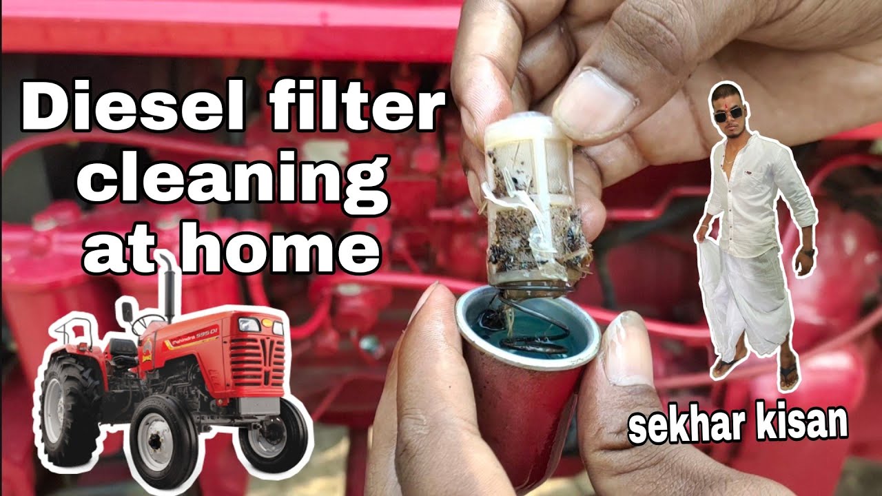 Diesel filter cleaning at home|Diesel filter kese saf kare|Mahindra Sarpanch 475DI|#sekherkisan