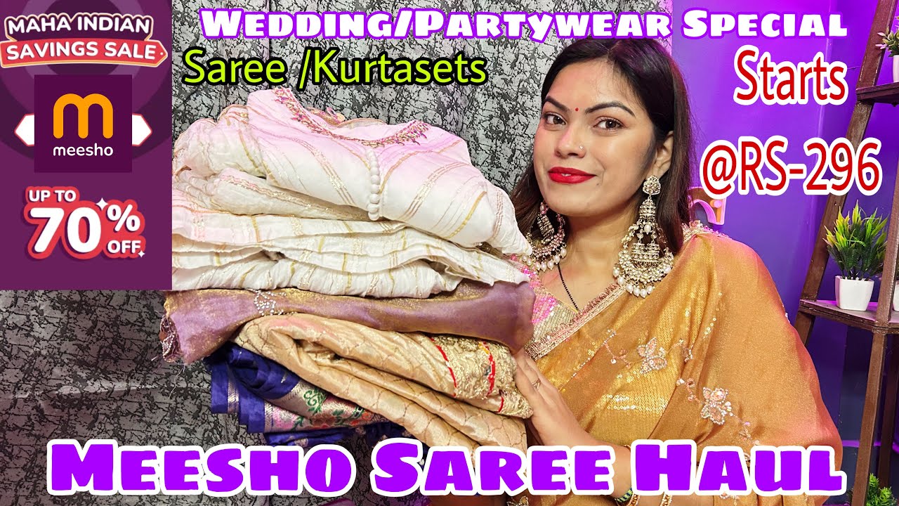 Meesho Saree Haul || Affordable & Best Quality 👌 