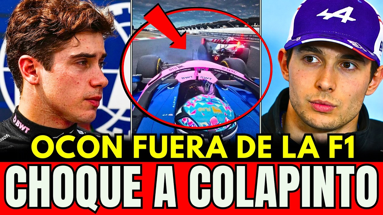 ¡HAAS DESPIDE a OCÓN TRAS el BRUTAL CHOQUE con COLAPINTO en CHINA!