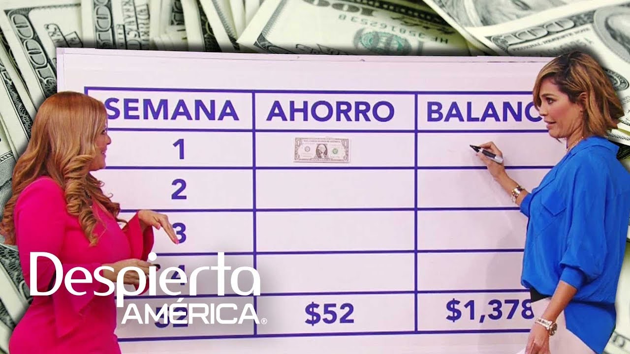 Mega plan de ahorro para ganar más de $1000 en 52 semanas