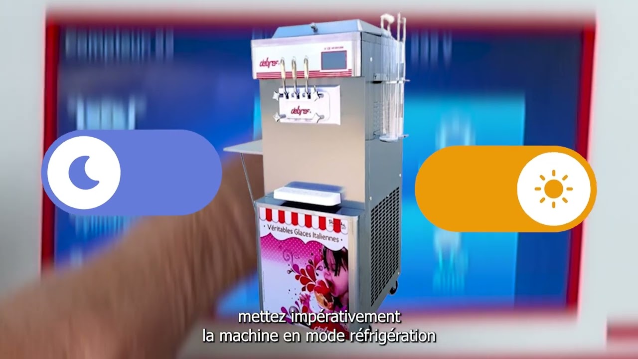 TUTO : Mode d'emploi des machines &agrave; glaces italiennes DEBREF BQ626 et BQ818