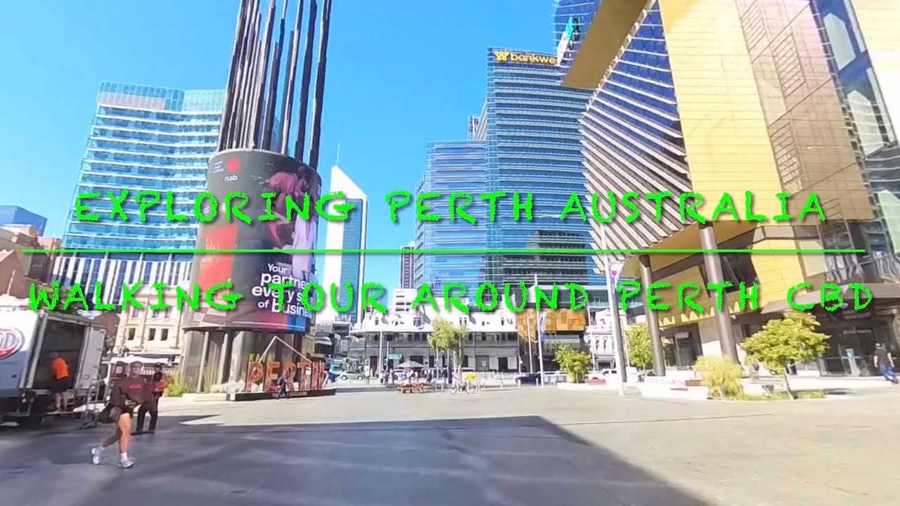 Exploring Perth Australia: Walking tour around Perth CBD