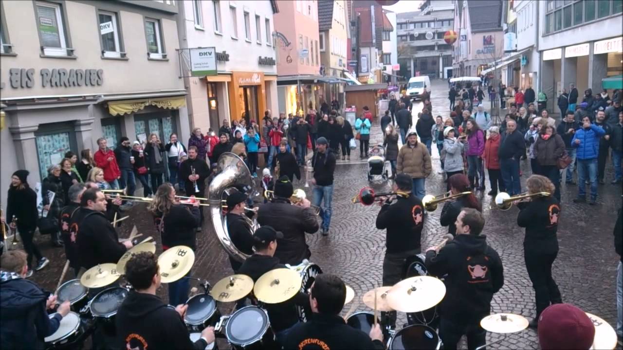 Notenfurzer Waldhausen flashmob 2014 in Aalen