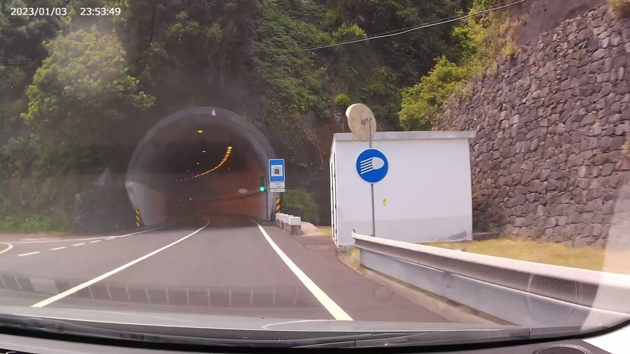 A drive in Madeira, Porto Moniz to Funchal 4K