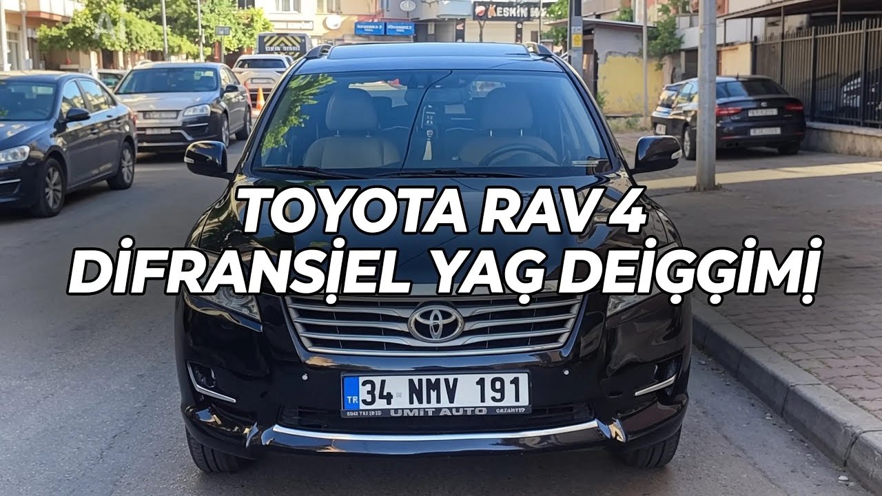 TOYOTA RAV 4 DİFRANSİYEL YAĞ DEĞİŞİMİ