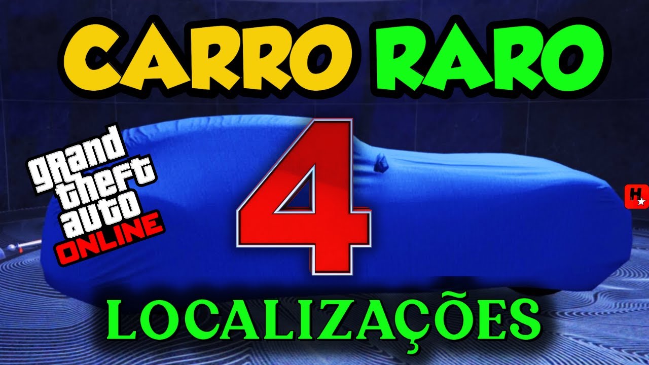 4 Carros raros do GTA V que você NÃO pode perder!