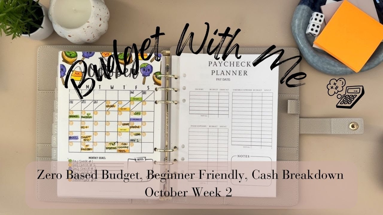 Budget With Me | $1,375 | Oct. Week 2 | Budgeting for Beginners | Zero Based Budget | Cash Envelopes