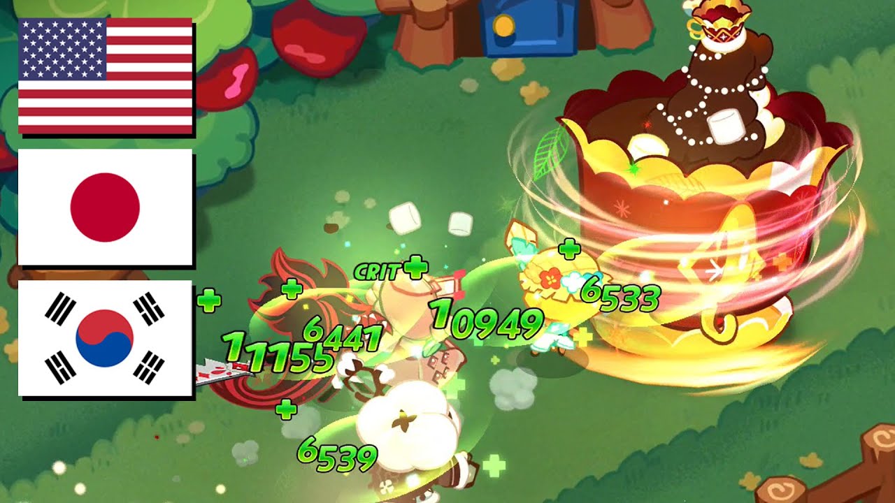 Cookie Run Kingdom - All Cookies' Skill Voice in 3 Languages