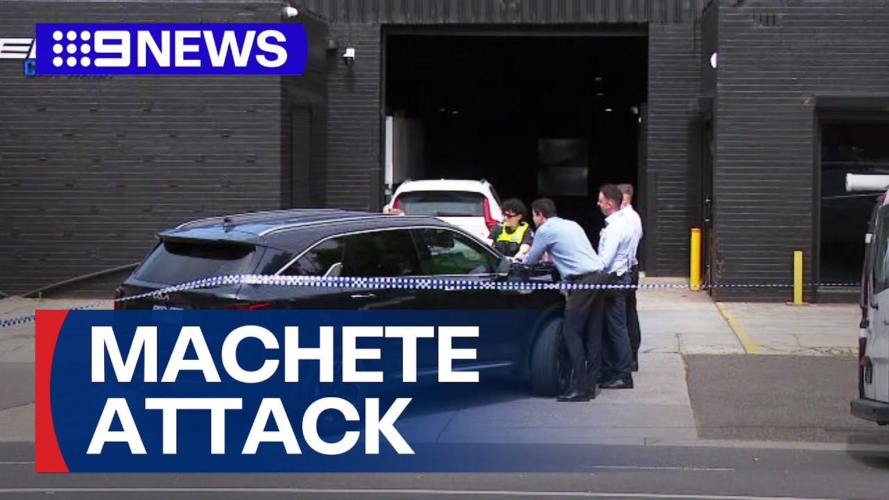 Man critically injured in a machete attack in Melbourne’s north-west | 9 News Australia